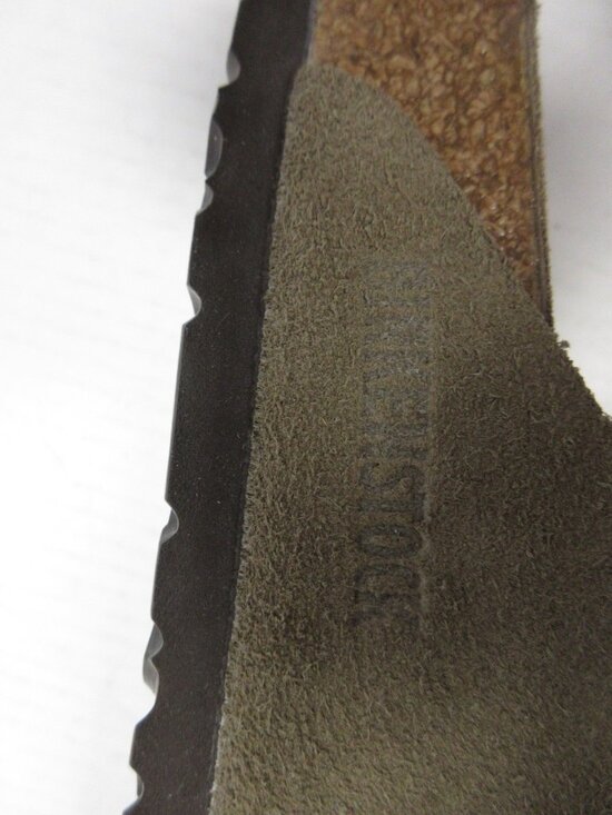 Brand New! Birkenstock Men\'s Two-Buckle Suede Sandals in Olive Brown Size 11 main image 9